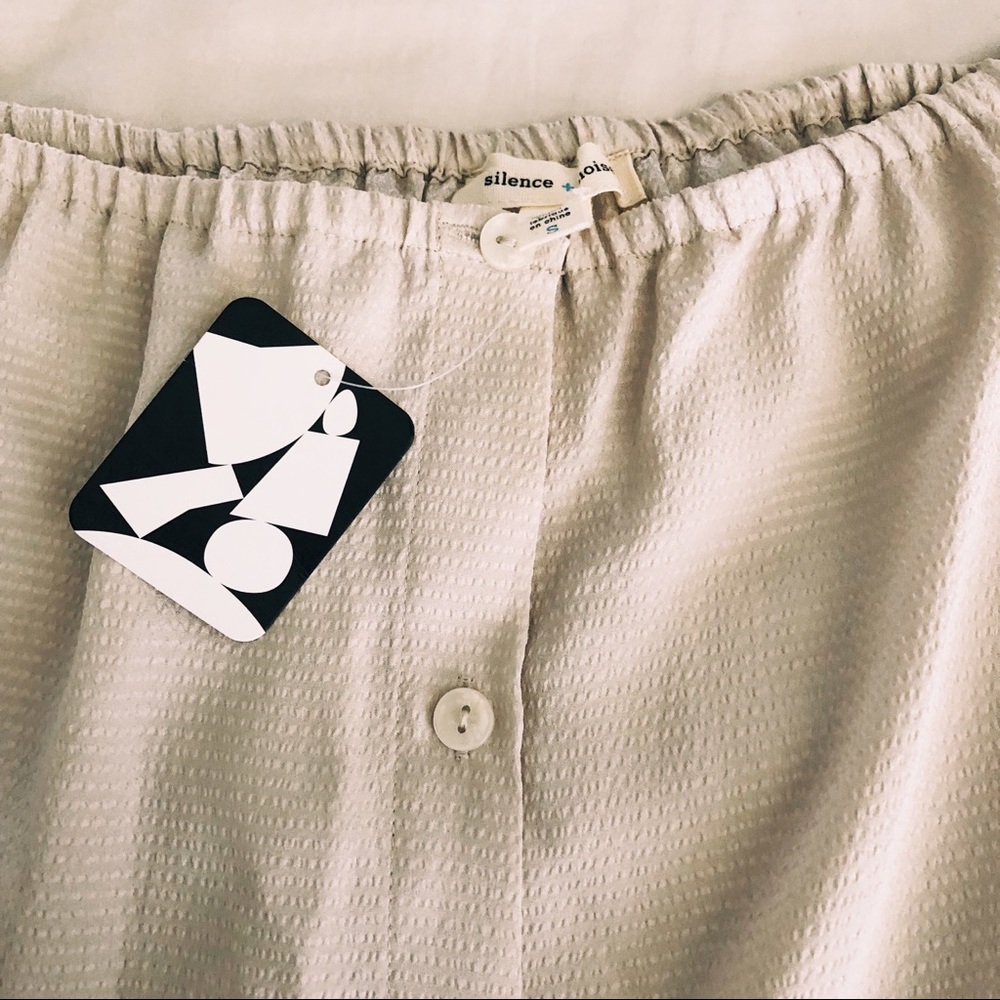 Silence + Noise Strapless Top